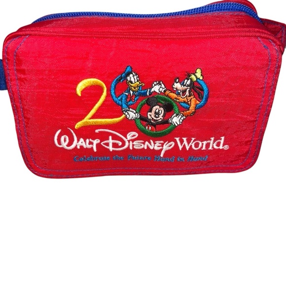Disney Other - EUC Vintage Disney Walt Disney World Kids Red Blue Fannypack Bag Adjustable
